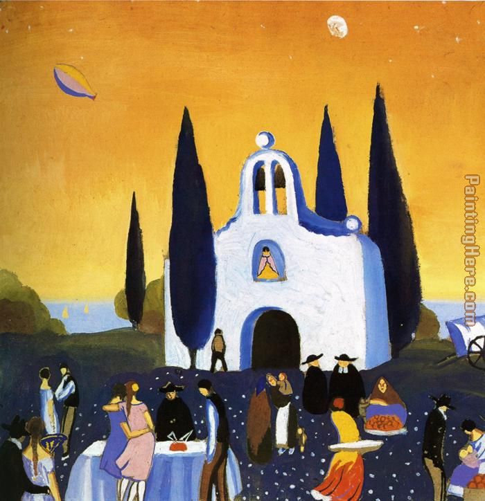 Romeria - Pilgrimage painting - Salvador Dali Romeria - Pilgrimage art painting